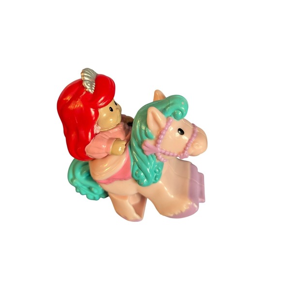 Fisher-Price Other - Fisher-Price Little People Disney Princess Ariel on Pink Horse Figure